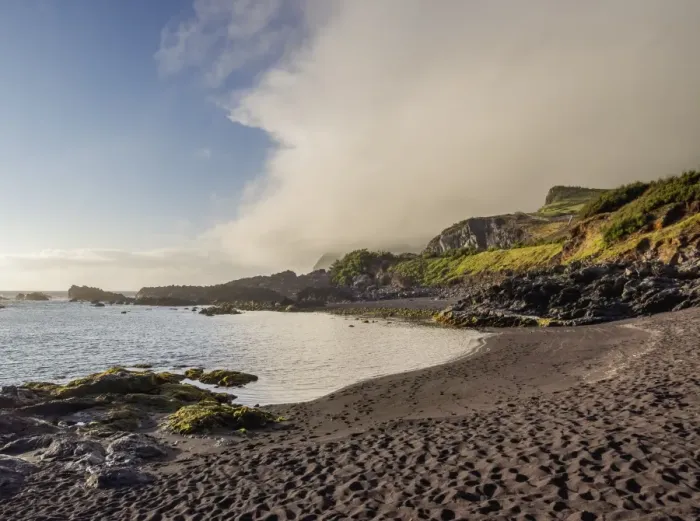 Framed Print : Beach near Vila do Corvo, Corvo, Azores, Portugal, Atlantic, Europe Framed Print : Beach near Vila do Corvo, Corvo, Azores, Portugal, Atlantic, Europe