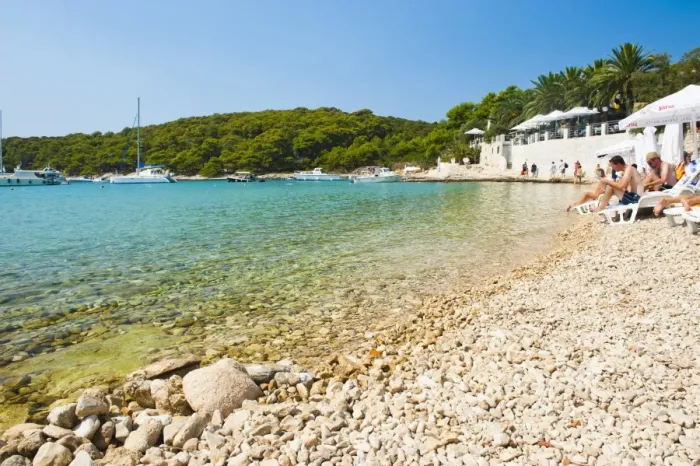 Framed Print : Beach, Pakleni Islands (Paklinski Islands), Dalmatian Coast, Adriatic Sea, Croatia, Europe Framed Print : Beach, Pakleni Islands (Paklinski Islands), Dalmatian Coast, Adriatic Sea, Croatia, Europe