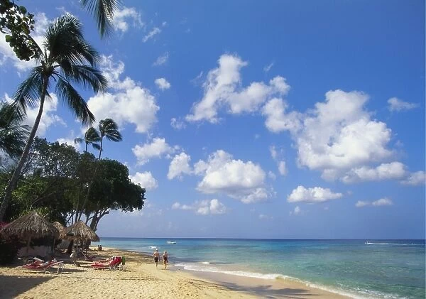 Beach at Paynes Bay, Barbados, Caribbean