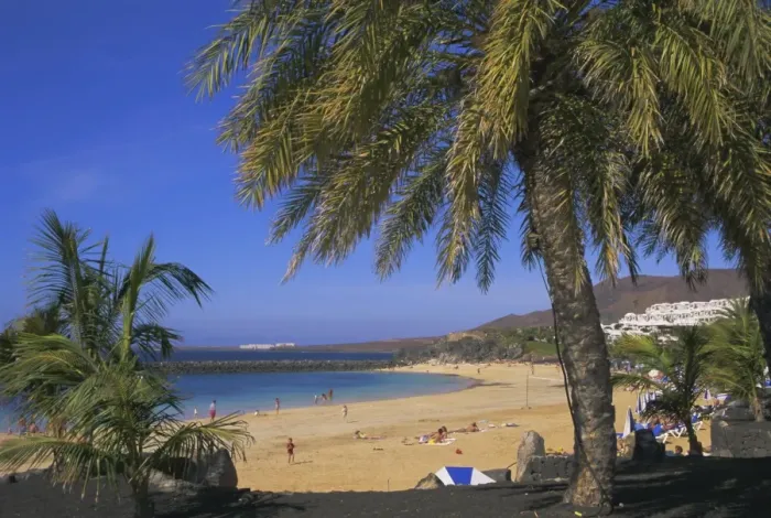 Framed Print : The beach at Playa Blanca Framed Print : The beach at Playa Blanca