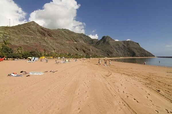 The beach Playa Teresita, Tenerife, Canary Islands, Spain, Atlantic, Europe