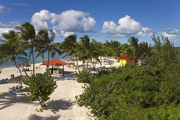 Beach on Princess Cays, Eleuthera Island, Bahamas, Greater Antilles, West Indies