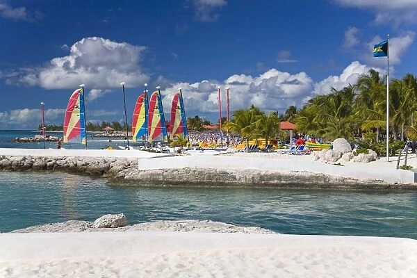 Beach on Princess Cays, Eleuthera Island, Bahamas, West Indies, Central America