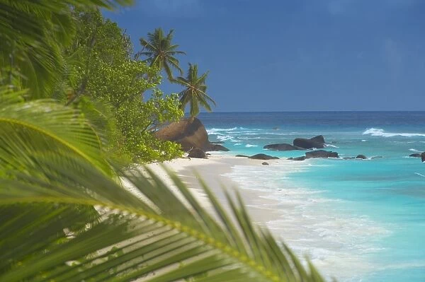 Empty beach, Seychelles, Indian Ocean, Africa