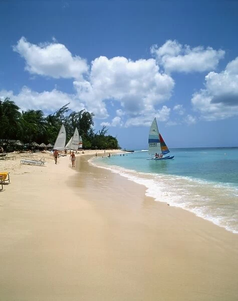 Beach, St. James, Barbados, West Indies, Caribbean, Central America