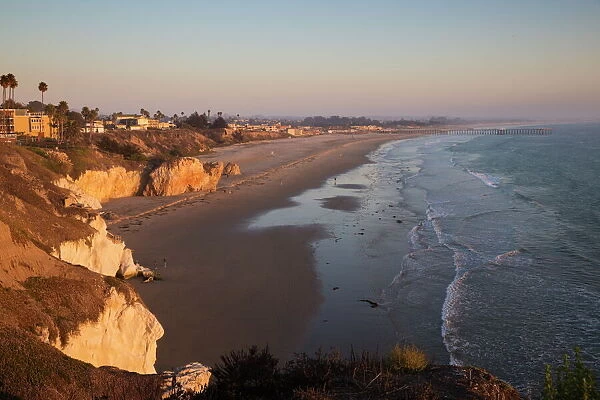 Beach at sunset, Pismo Beach, San Luis Obispo County, California, United States of America, North America