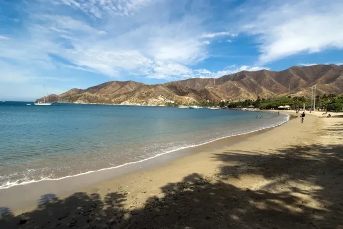 Framed Print : Beach at Taganga, Colombia, South America Framed Print : Beach at Taganga, Colombia, South America