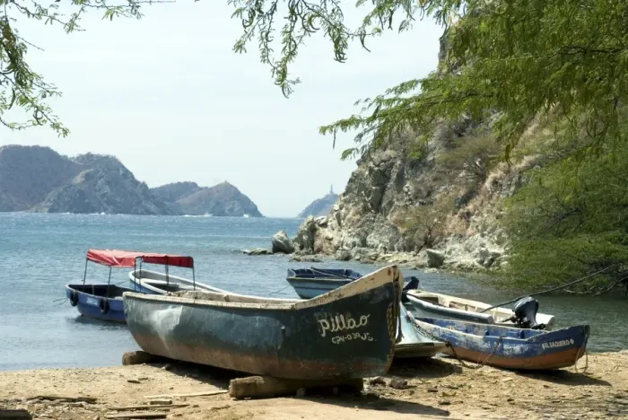Framed Print : Beach at Taganga, near Santa Marta, Colombia, South America Framed Print : Beach at Taganga, near Santa Marta, Colombia, South America