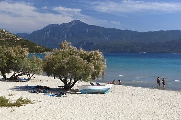 Beach view, Psili Ammos, Samos, Aegean Islands, Greece