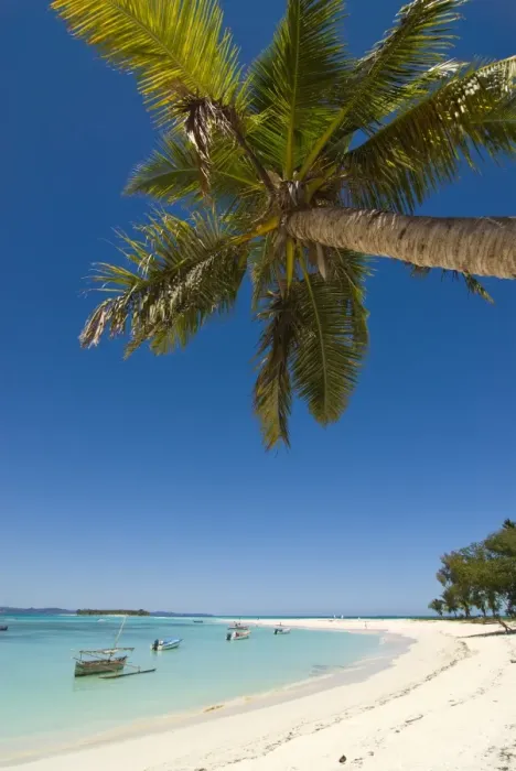 Framed Print : Beautiful beach in Nosy Iranja, a little island near Nosy Be, Madagascar