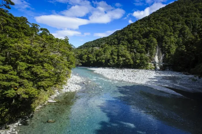 Framed Print : Beautiful Hst River, Hst Pass, South Island, New Zealand, Pacific Framed Print : Beautiful Hst River, Hst Pass, South Island, New Zealand, Pacific