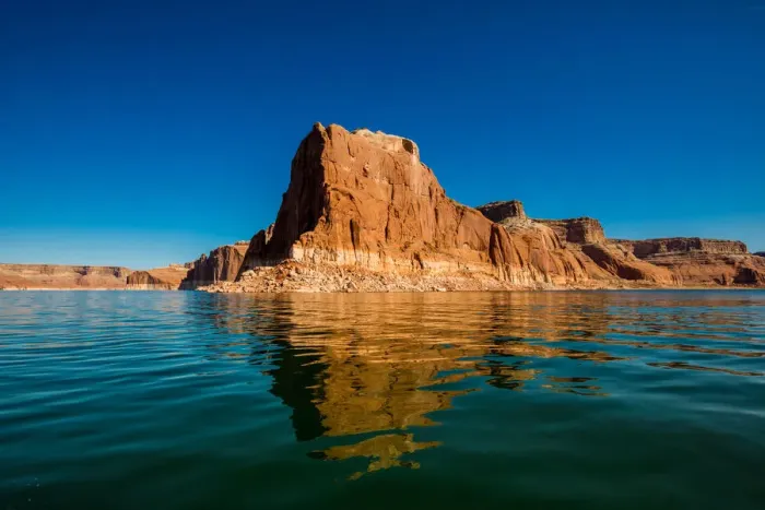 Framed Print : Beautiful Lake Powell, border of Arizona and Utah, United States of America, North Framed Print : Beautiful Lake Powell, border of Arizona and Utah, United States of America, North