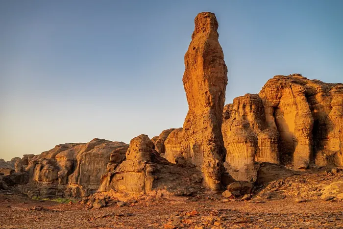 Framed Print : Beautiful rock formations around Zouar, Tibesti Mountains, Chad Framed Print : Beautiful rock formations around Zouar, Tibesti Mountains, Chad