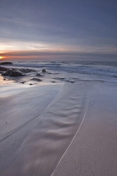 A beautiful sandy beach near Cap Frehel, Cote d Emeraude (Emerald Coast), Brittany, France, Europe