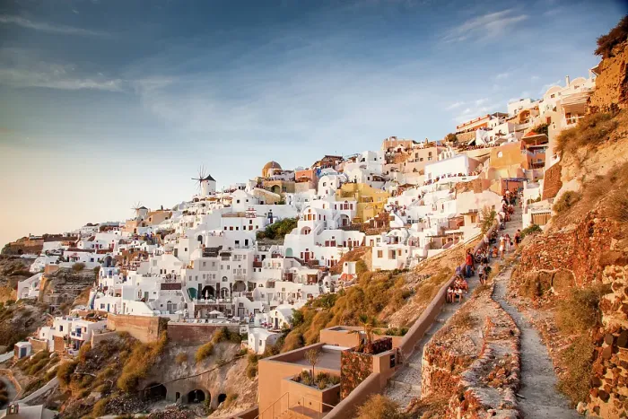 Framed Print : Beautiful Santorini island, Cyclades, Greek Islands, Greeece Framed Print : Beautiful Santorini island, Cyclades, Greek Islands, Greeece