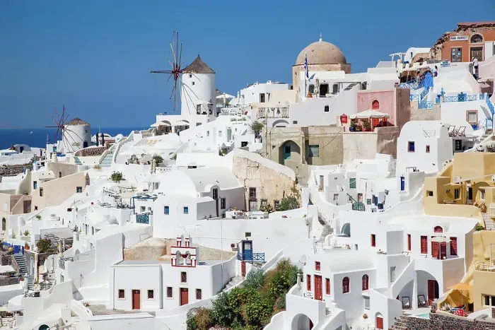 Framed Print : Beautiful Santorini island, Cyclades, Greek Islands, Greeece Framed Print : Beautiful Santorini island, Cyclades, Greek Islands, Greeece