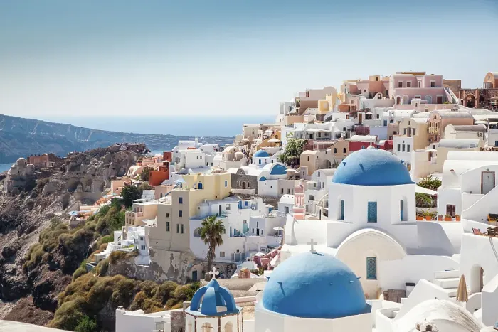 Framed Print : Beautiful Santorini island, Cyclades, Greek Islands, Greeece Framed Print : Beautiful Santorini island, Cyclades, Greek Islands, Greeece