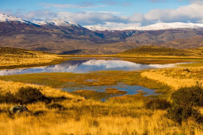 Framed Print : Beautiful scenery in Torres del Paine National Park, Patagonia, Chile, South America Framed Print : Beautiful scenery in Torres del Paine National Park, Patagonia, Chile, South America