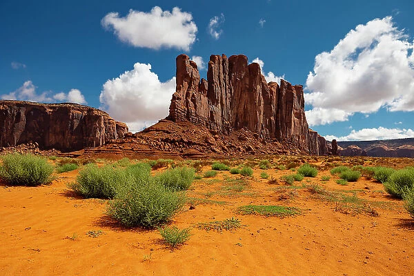 Beautiful view over the rock formation in Monument Valley, Arizona, United States of America, North America