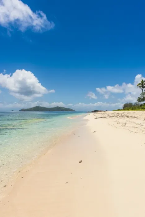 Framed Print : Beautiful white sand beach on Monuriki (Cast Away Island), Mamanuca Islands, Fiji Framed Print : Beautiful white sand beach on Monuriki (Cast Away Island), Mamanuca Islands, Fiji