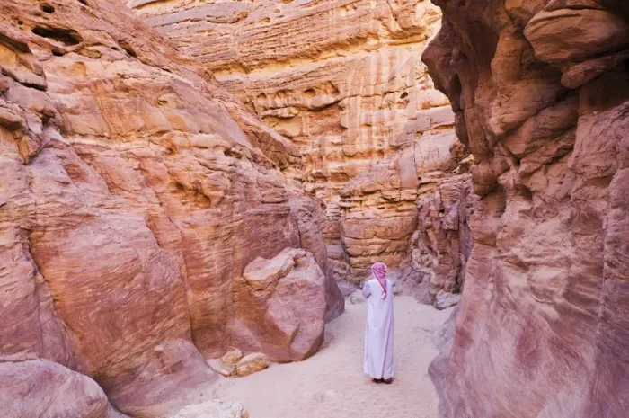 Framed Print : Bedouin man in the Colored Canyon, near Nuweiba, Sinai, Egypt, North Africa, Africa Framed Print : Bedouin man in the Colored Canyon, near Nuweiba, Sinai, Egypt, North Africa, Africa