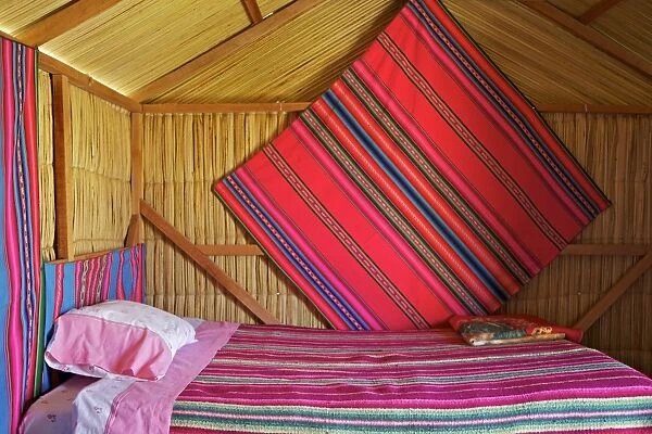 Bedroom, Uros Island, Islas Flotantes, floating islands, Lake Titicaca, peru, peruvian, south america, south american, latin america, latin american South America