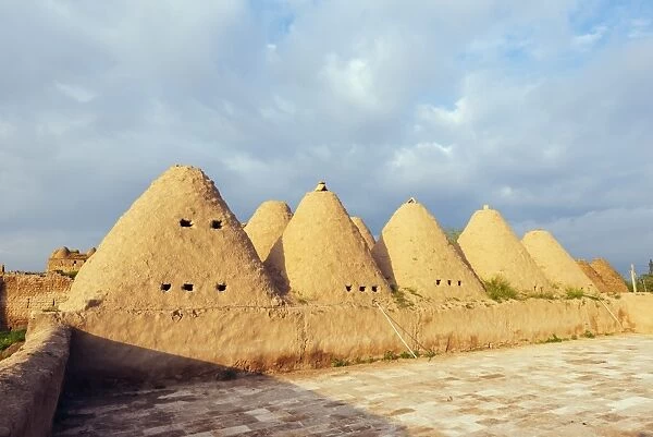 Bee-hive mud brick houses, village of Harran, Anatolia, Turkey, Asia Minor, Eurasia