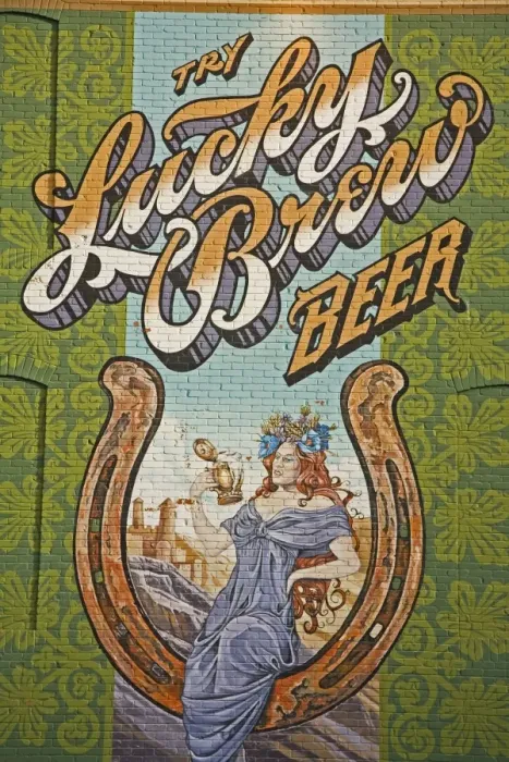 Framed Print : Beer mural on casino wall Framed Print : Beer mural on casino wall