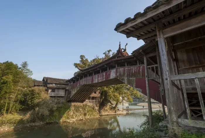 Framed Print : Beijian Bridge in Sixi, Taishun, Zhejiang province, China, Asia Framed Print : Beijian Bridge in Sixi, Taishun, Zhejiang province, China, Asia