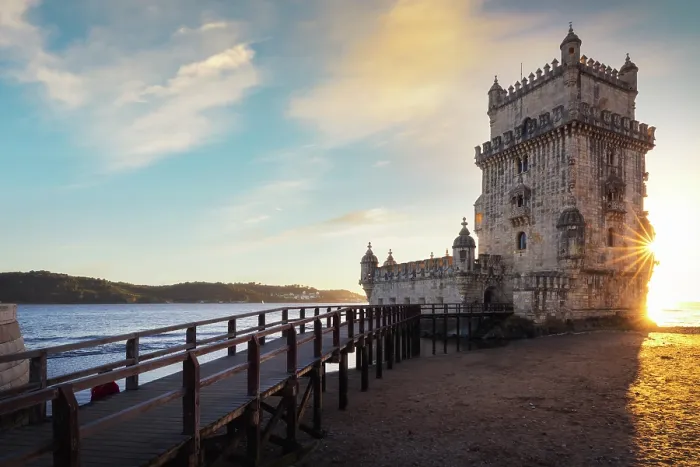 Framed Print : Belem Tower during sunset, Restelo, Belem, Lisbon, Portugal, Iberian peninsula, Western Europe Framed Print : Belem Tower during sunset, Restelo, Belem, Lisbon, Portugal, Iberian peninsula, Western Europe