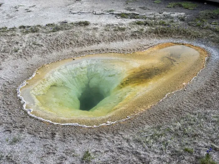 Framed Print : Belgian Pool, in the Norris Geyser Basin area, Yellowstone National Park Framed Print : Belgian Pool, in the Norris Geyser Basin area, Yellowstone National Park