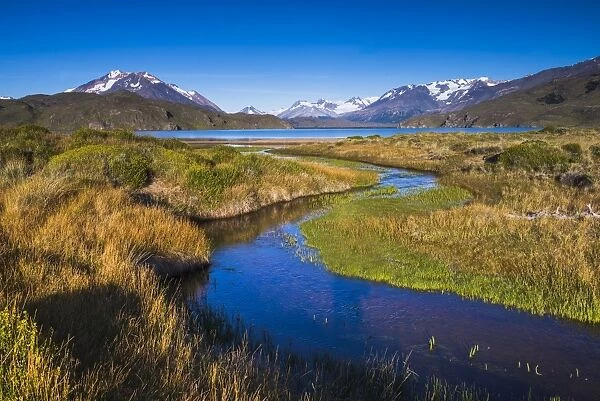 Belgrano Lake (Lago Belgrano) with Andes Mountain Range backdrop, Perito Moreno National Park