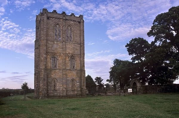 Bell tower of Cambuskenneth Abbey, founded in 1147 by David I, burial place of King James III
