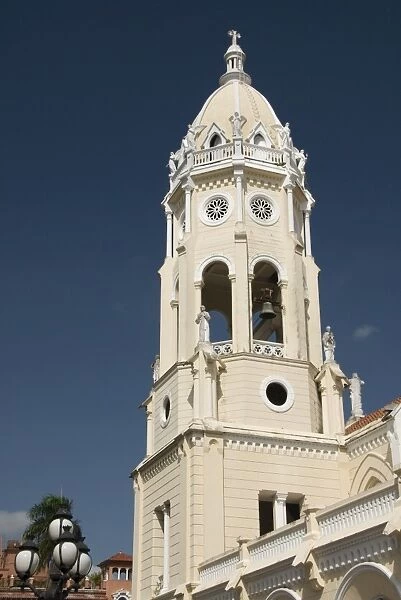 The bell tower of the Church and Convent of San Francisco de Asis, Plaza Bolivar