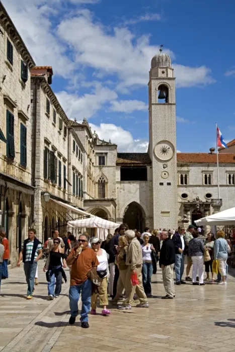 Framed Print : Bell Tower, Luza Square, Dubrovnik, Dalmatia, Croatia, Europe Framed Print : Bell Tower, Luza Square, Dubrovnik, Dalmatia, Croatia, Europe