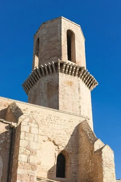 Belltower of St. Laurent Church, Marseille, Bouches du Rhone, Provence-Alpes-Cote-d Azur, France, Europe