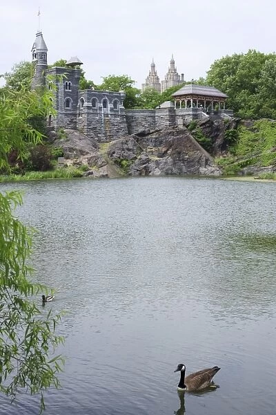Belvedere Castle and Turtle Pond, Central Park, Manhattan, New York City