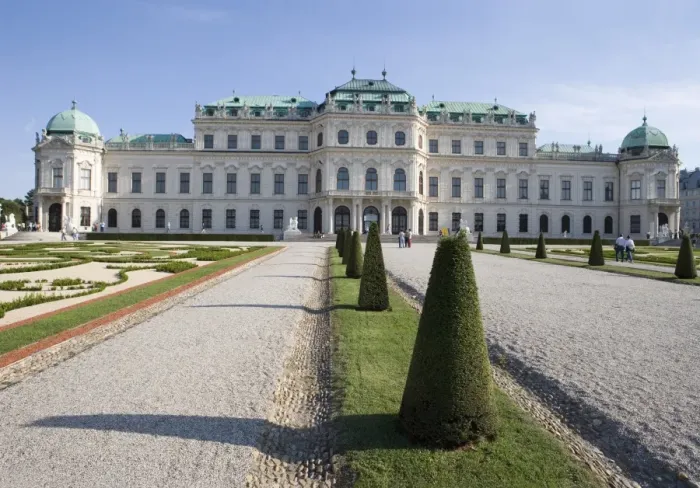 Framed Print : Belvedere and gardens, Vienna, Austria, Europe Framed Print : Belvedere and gardens, Vienna, Austria, Europe