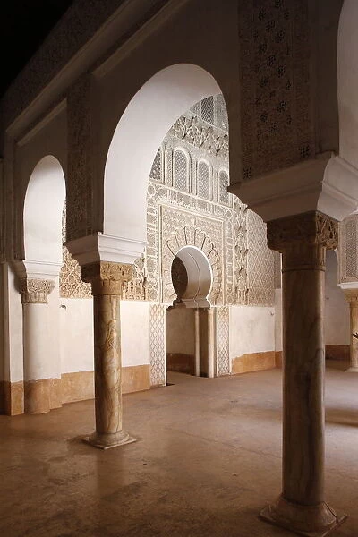 Ben Youssef Medersa, the largest Medersa in Morocco, originally a religious school