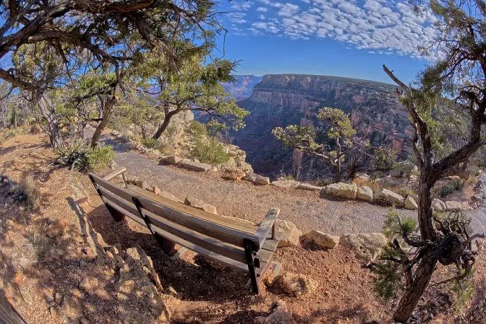 Framed Print : A bench along the rim trail overlooking Grand Canyon South Rim off Hermit Road, Grand Canyon, UNESCO World Heritage Site, Arizona, United States of America, North America Framed Print : A bench along the rim trail overlooking Grand Canyon South Rim off Hermit Road, Grand Canyon, UNESCO World Heritage Site, Arizona, United States of America, North America