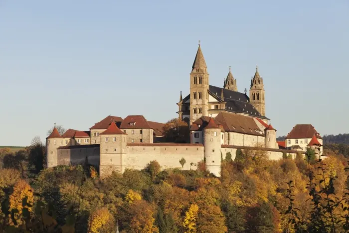 Framed Print : Benedictine Abbey of Kloster Grosscomburg (Comburg), Steinbach, Kochertal Valley, Schwabisch Hall District, Hohenlohe, Baden Wurttemberg, Germany, Europe Framed Print : Benedictine Abbey of Kloster Grosscomburg (Comburg), Steinbach, Kochertal Valley, Schwabisch Hall District, Hohenlohe, Baden Wurttemberg, Germany, Europe