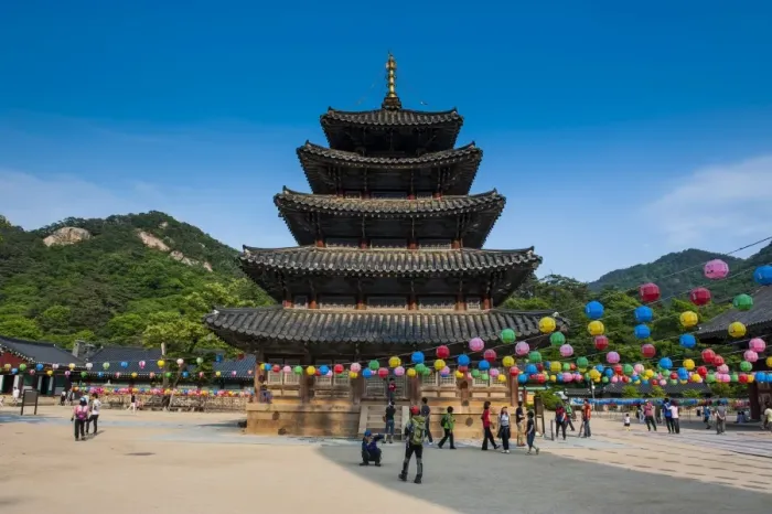 Framed Print : Beopjusa Temple Complex, South Korea, Asia Framed Print : Beopjusa Temple Complex, South Korea, Asia