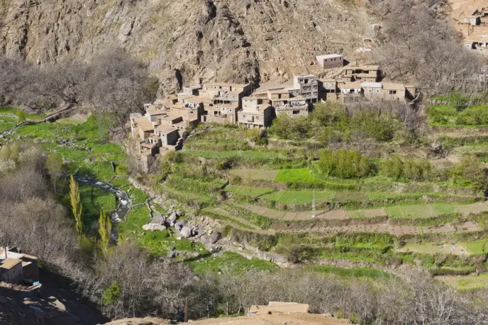 Framed Print : Berber village at the foot of Tizi n Tamatert, High Atlas Mountains, Morocco, North Africa, Africa Framed Print : Berber village at the foot of Tizi n Tamatert, High Atlas Mountains, Morocco, North Africa, Africa