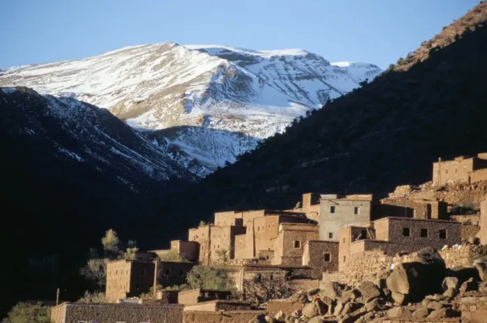 Framed Print : Berber village in Ouarikt Valley Framed Print : Berber village in Ouarikt Valley