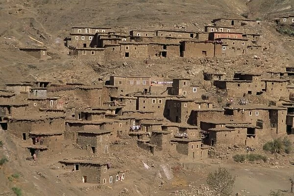 Berber village of stone and earth