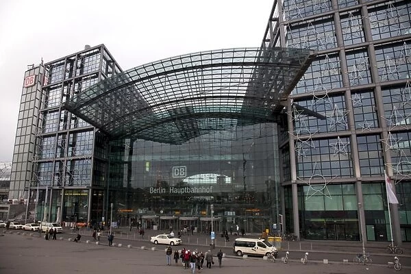 Berlin Hauptbahnhof, the main railway station in Berlin, Germany, Europe