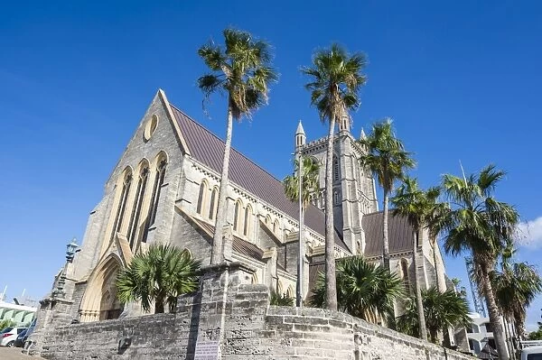 Bermuda anglican cathedral, Hamilton capital of, Bermuda, United Kingdom