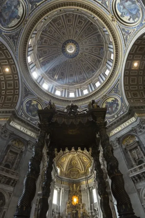 Framed Print : Berninis Baldacchino and Michelangelos dome, St. Peters Basilica, UNESCO World Heritage Site Framed Print : Berninis Baldacchino and Michelangelos dome, St. Peters Basilica, UNESCO World Heritage Site