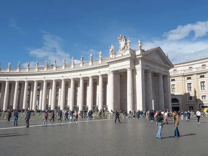 Framed Print : Bernini's Colonnade, St. Peter's Square, Vatican City, UNESCO World Heritage Site, Rome, Lazio, Italy, Europe Framed Print : Bernini's Colonnade, St. Peter's Square, Vatican City, UNESCO World Heritage Site, Rome, Lazio, Italy, Europe