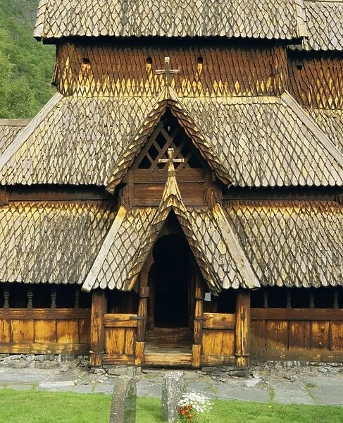 Best preserved 12th century stave church in Norway